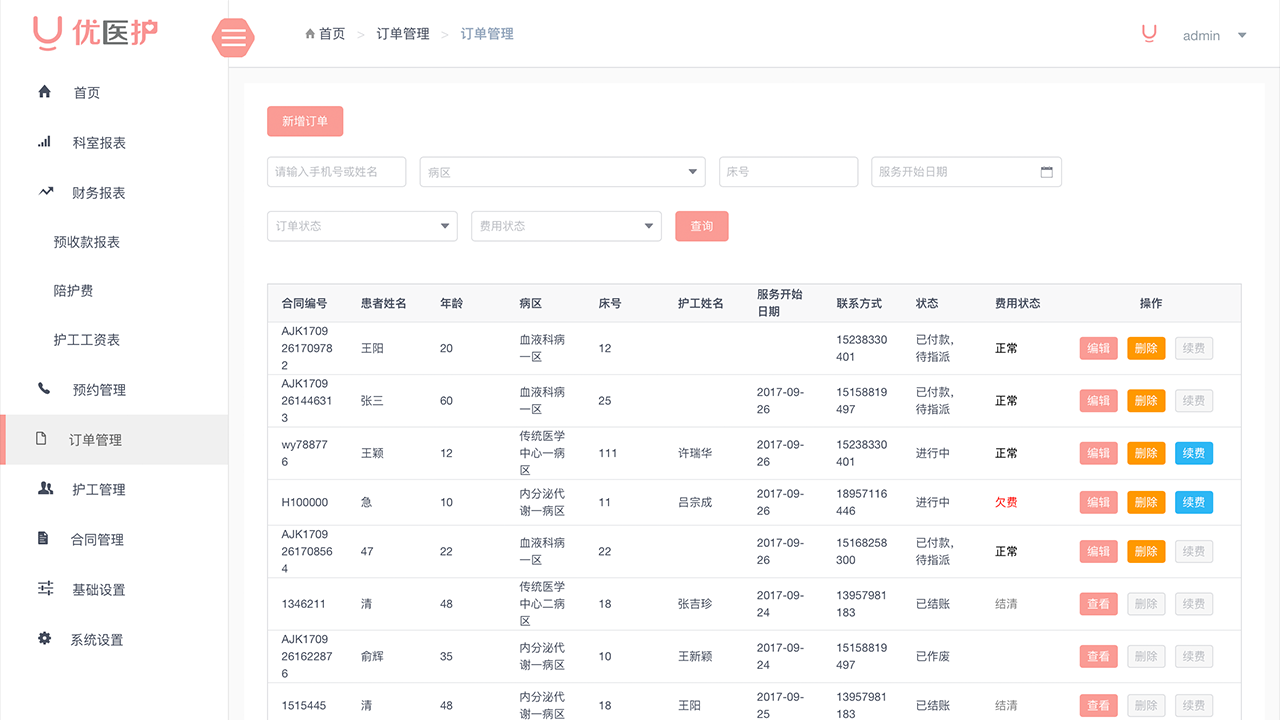 預(yù)約管理